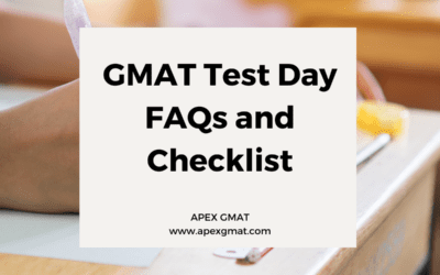 GMAT Test Day: Checklist