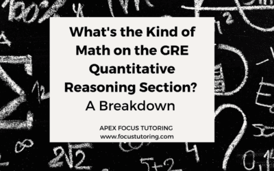 What’s the Kind of Math on the GRE Quantitative Reasoning Section? A Breakdown